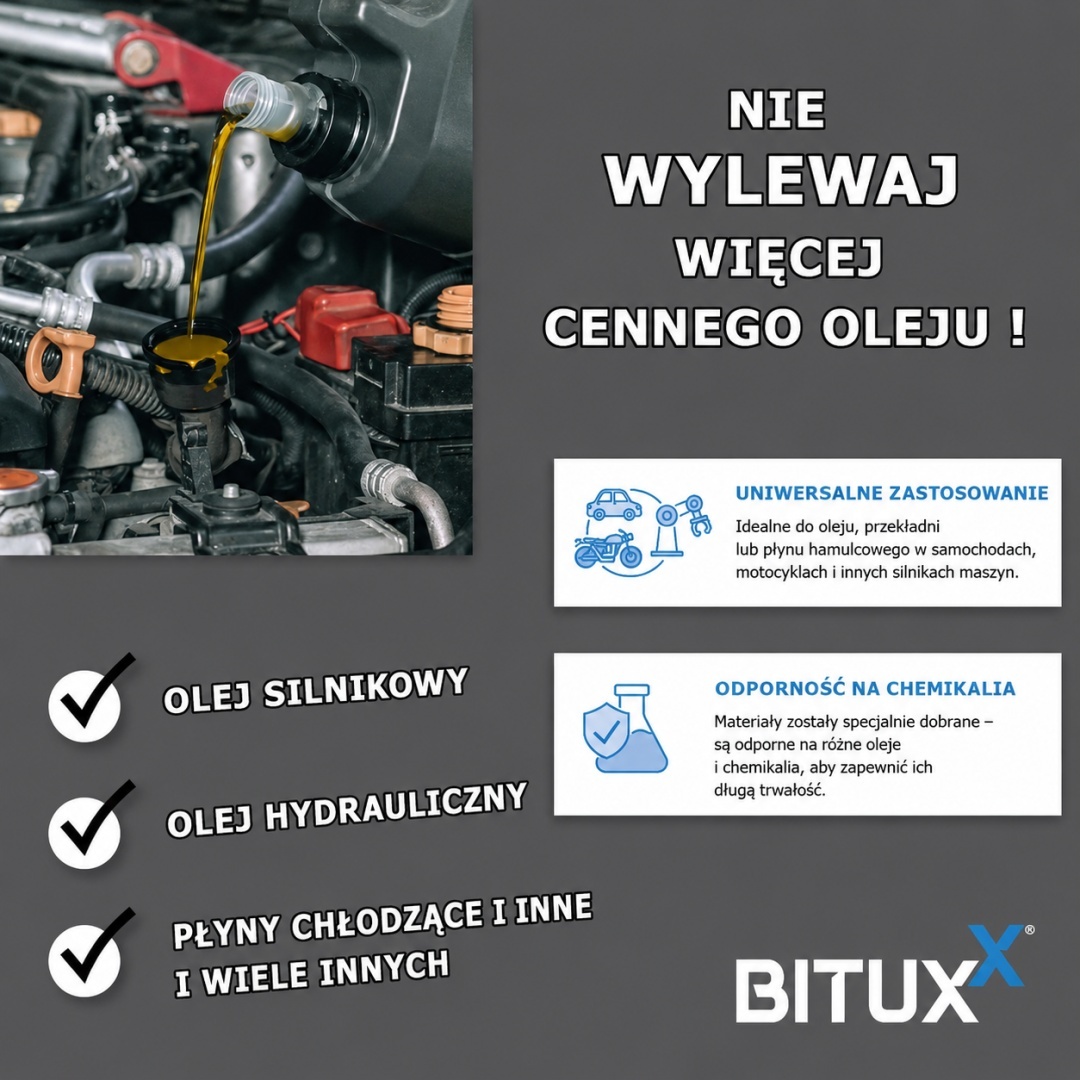 Pumpa pro plnění a odsávání kapalin BITUXX 200 ml + 500 ml MS19893